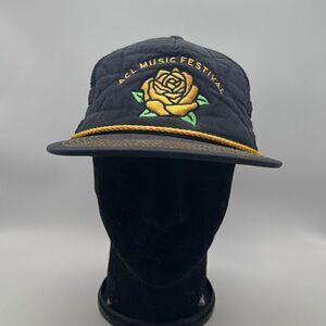 ACL Music Fest Hat Howler Bros Cap 3‎ Stripe Trucker Mesh Snapback Rope Rose